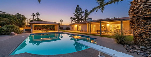 real-estate-photography-glendale-az-7624-w-michigan-ave twilight backyard pool