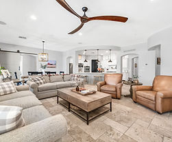 Phoenix Real Estate Photography Interior Living Room Bright Neutral Decor