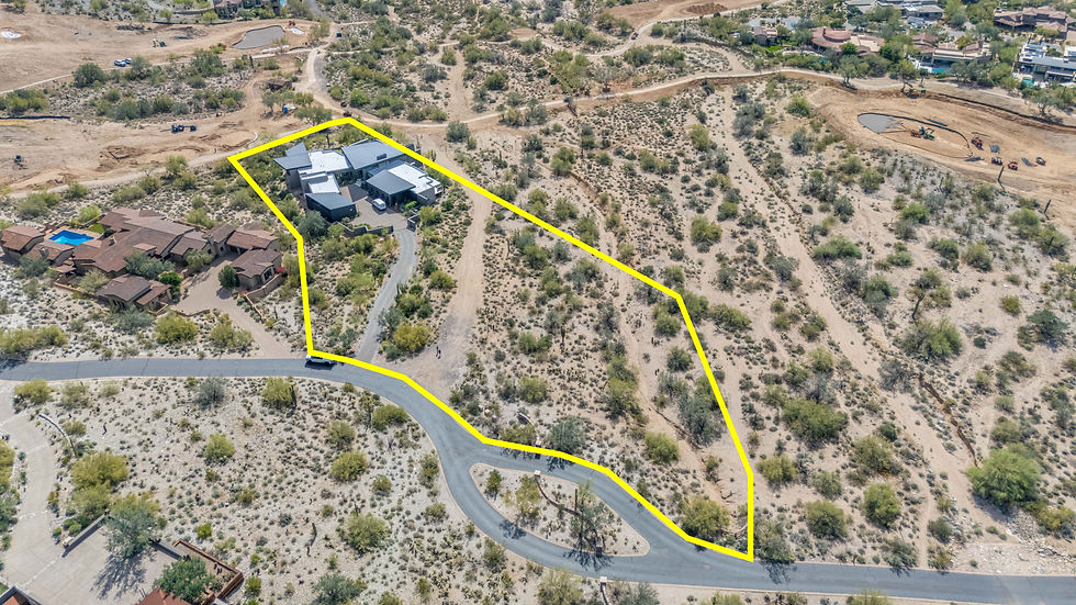 Phoenix drone photography, outline, The Listing Bees