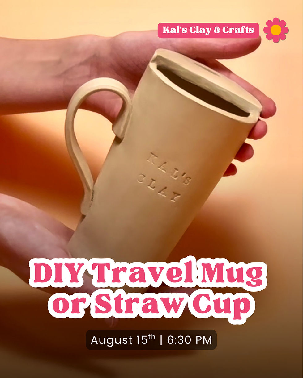 DIY Ceramic Travel Mug or Straw Cup | Beginner-Friendly Pottery Workshop (1)