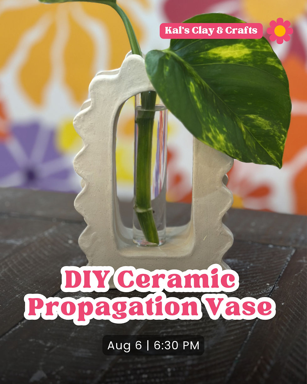 DIY Ceramic Propagation Vase | Beginner-Friendly Pottery Workshop