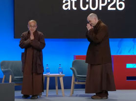 Deux moines à la COP 26