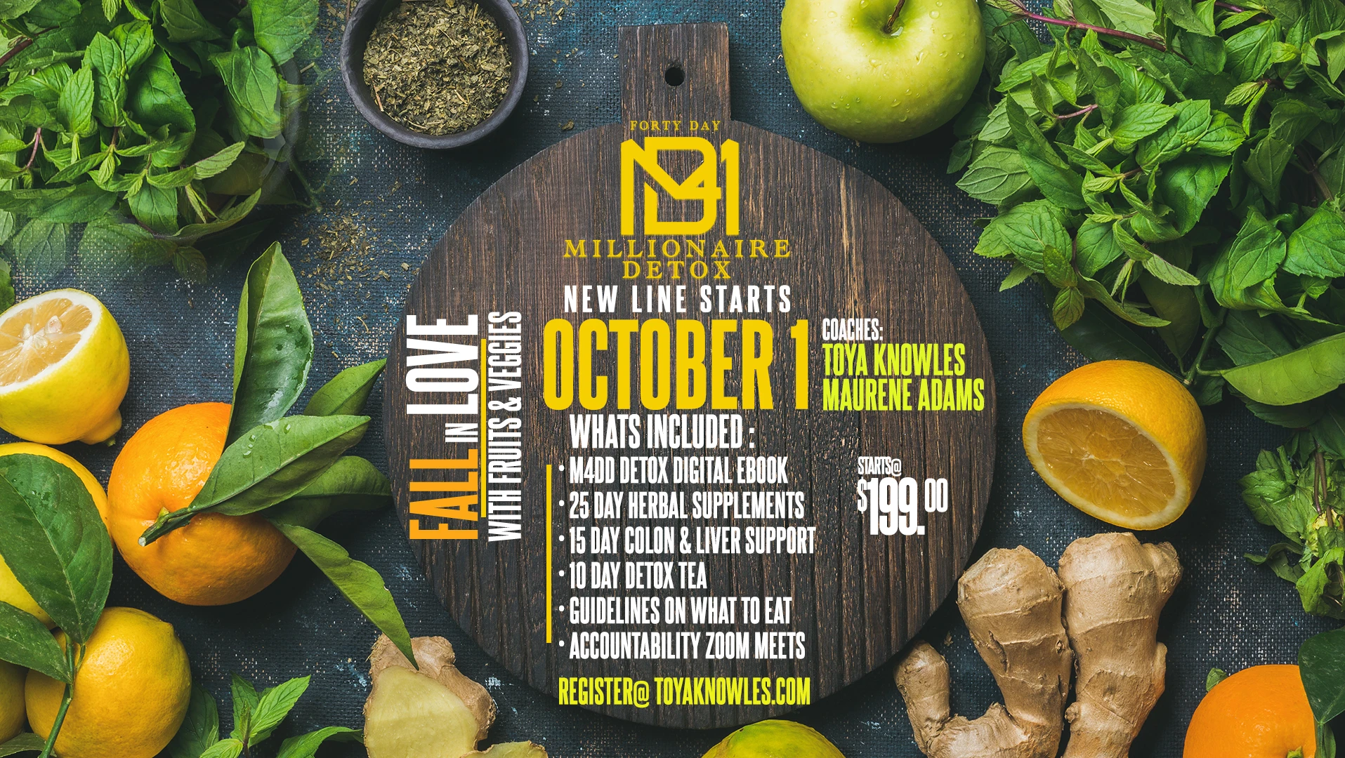 FALL MILLIONAIRE 40 DAY DETOX CHALLENGE