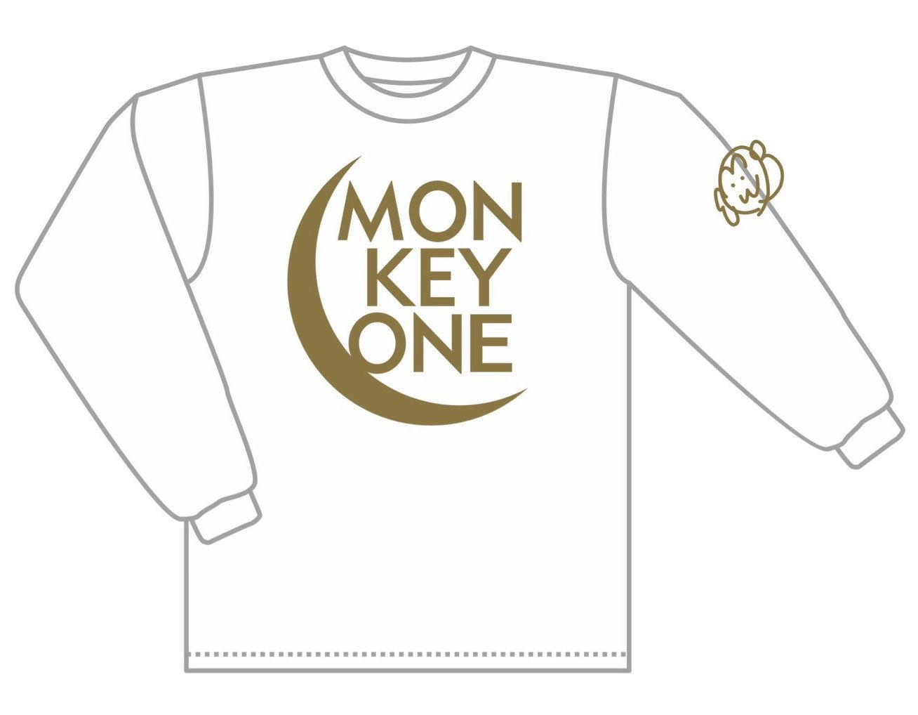 ロングTシャツ(白・黒)