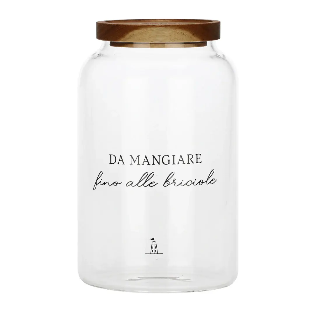 Barattolo Biscotti "Da Mangiare fino alle Briciole"