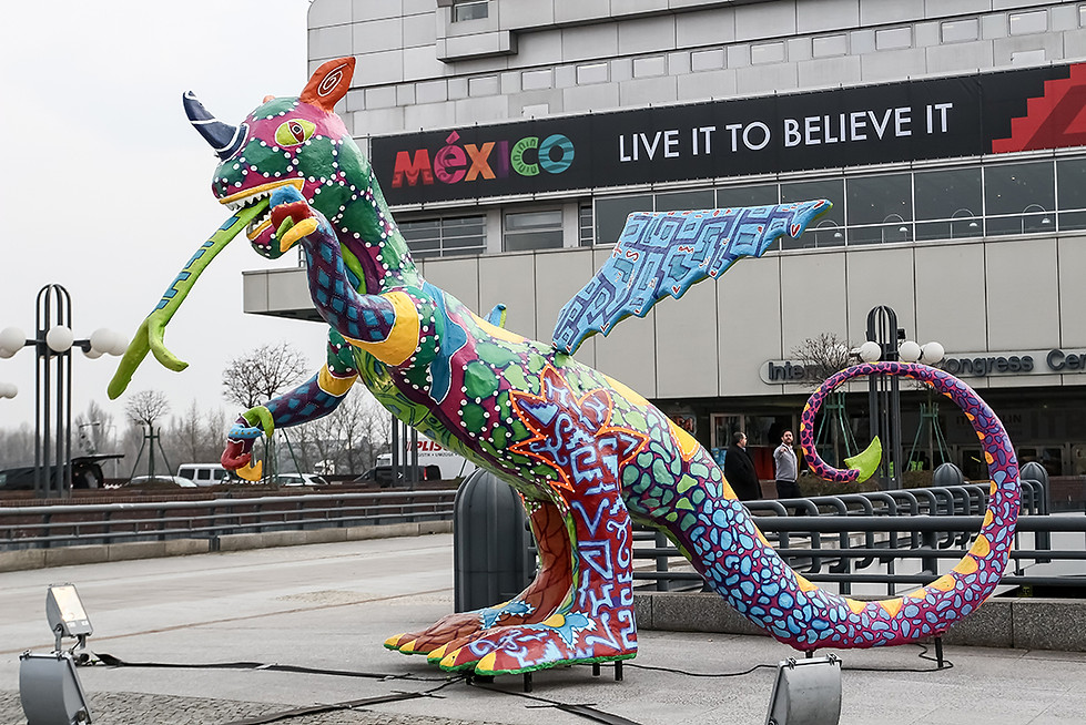 Alebrije Artistic installation developed through curated execution and material exploration