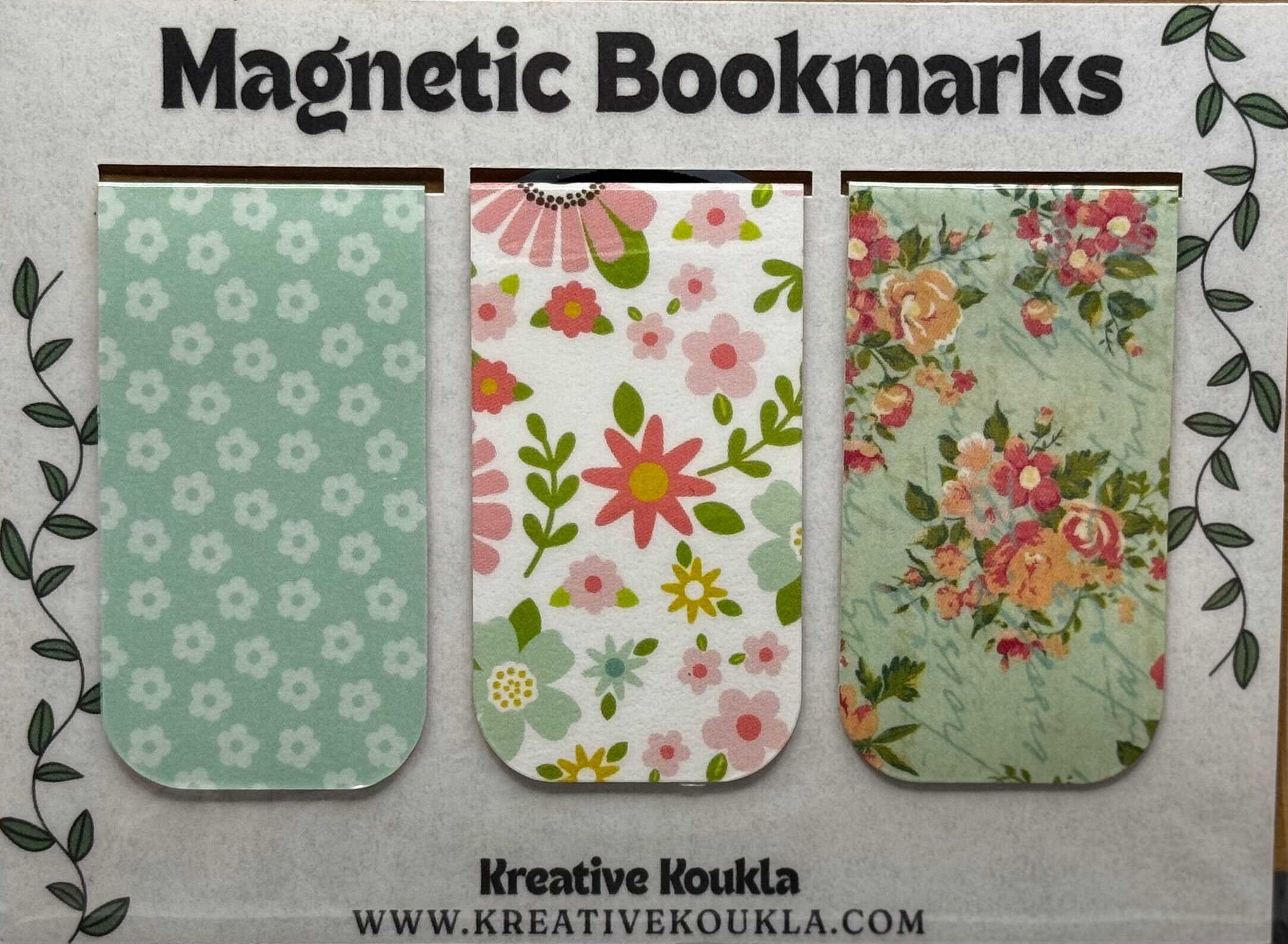 Secret Garden Magnetic Bookmarks