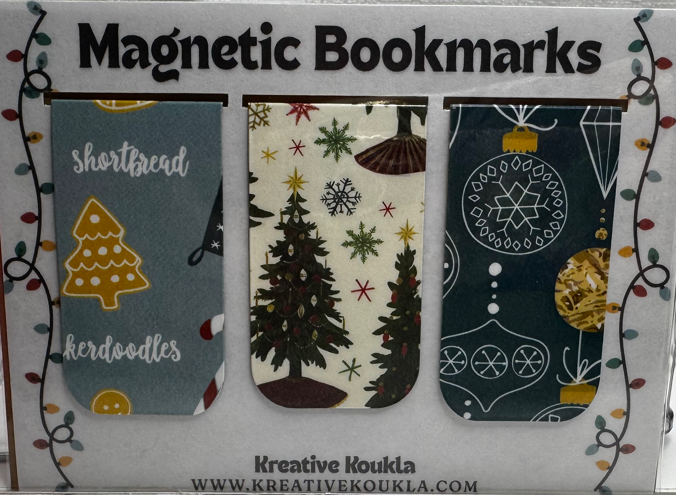 Christmas Time Magnetic Bookmarks