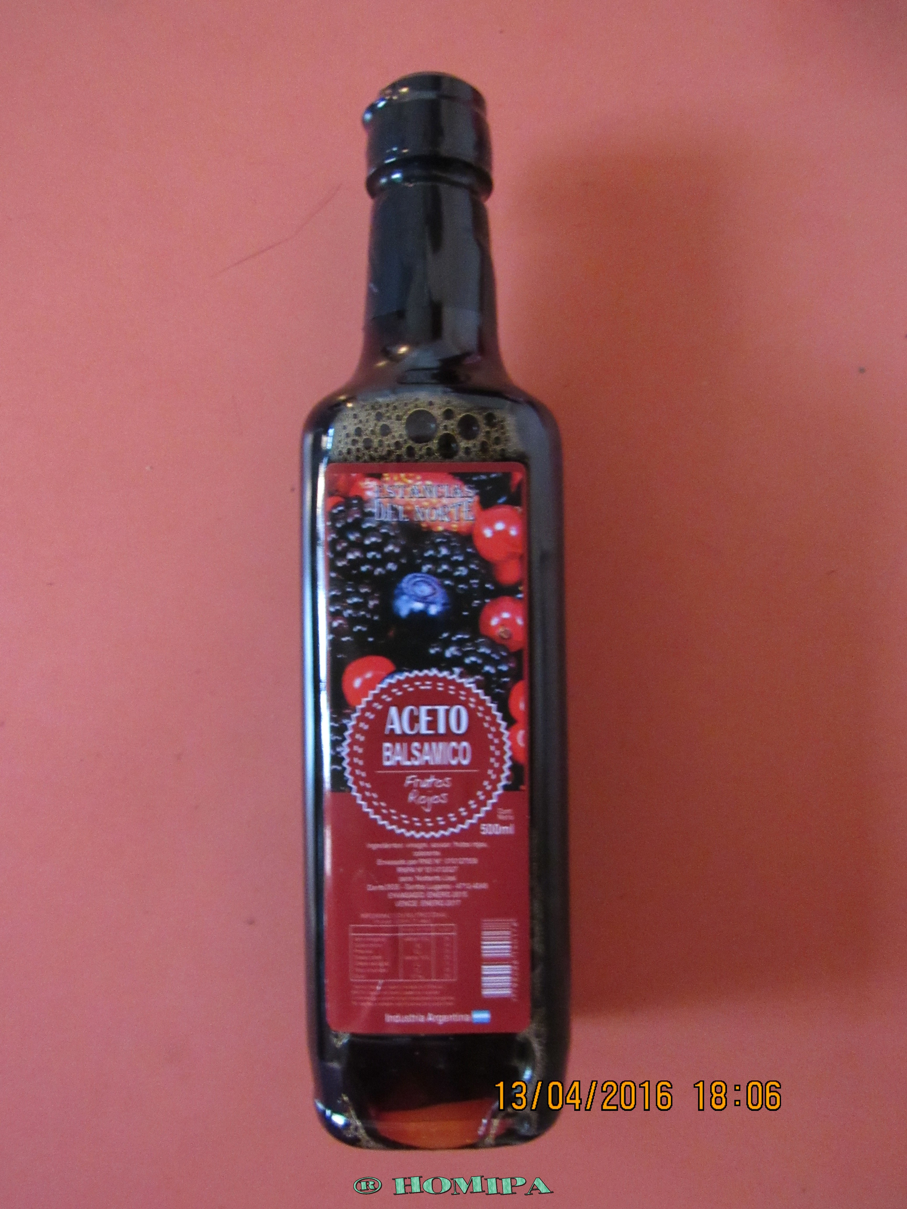 ACETO BALSAMICO DE FRUTOS ROJOS (SIN STOCK)