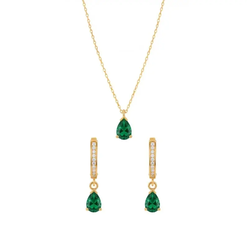 Emerald Grace Jewelry Set