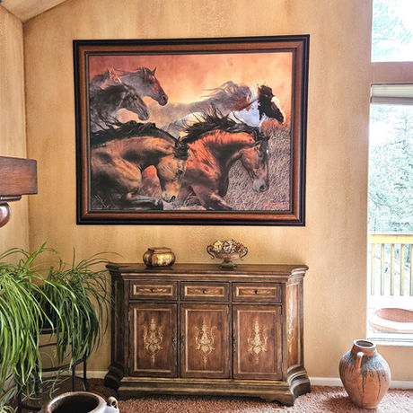 Fine art and furniture from a professionally managed estate sale in Colorado