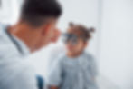Young Child Having An Eye Exam