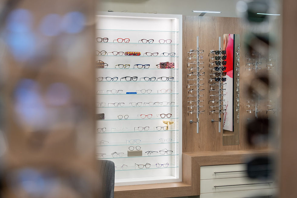 Holland Opticians spectacles display