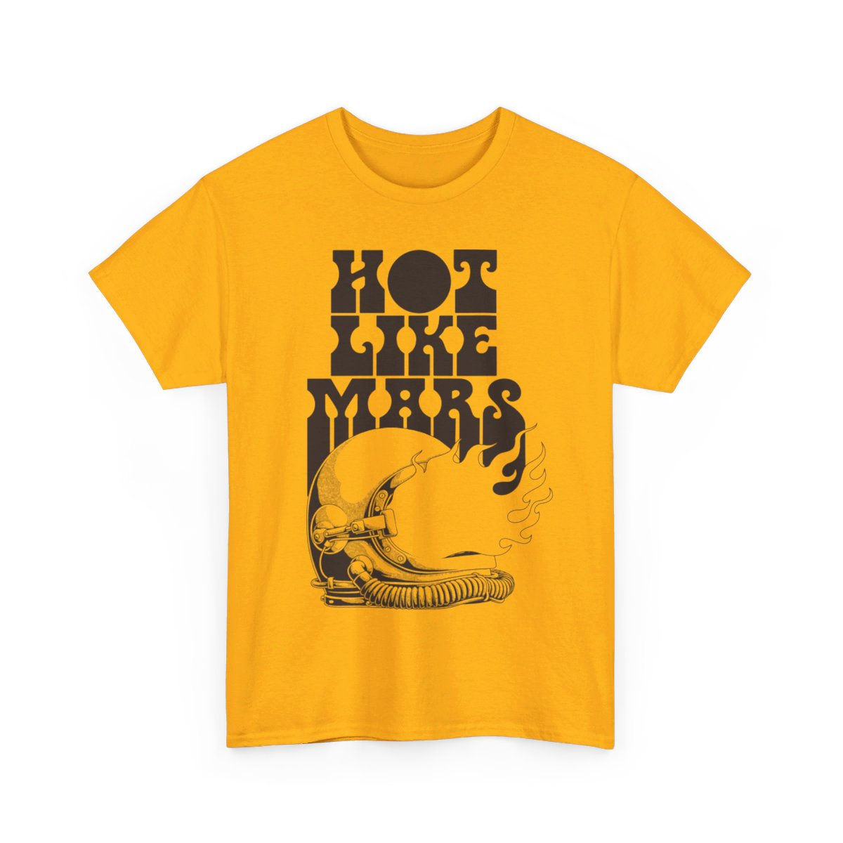 Helmet Logo Unisex Heavy Cotton Tee, Tall Transparent Helmet