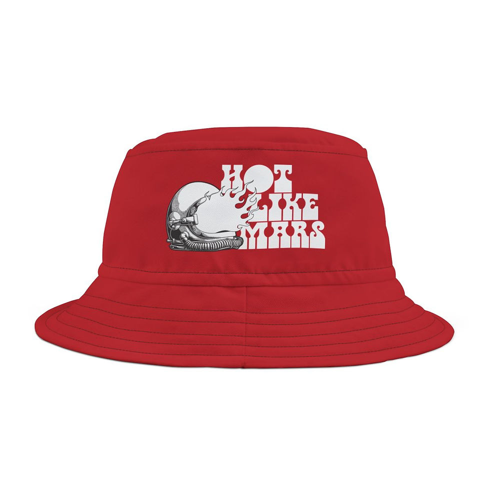 Thumbnail: Bucket Hat (AOP), White Helmet