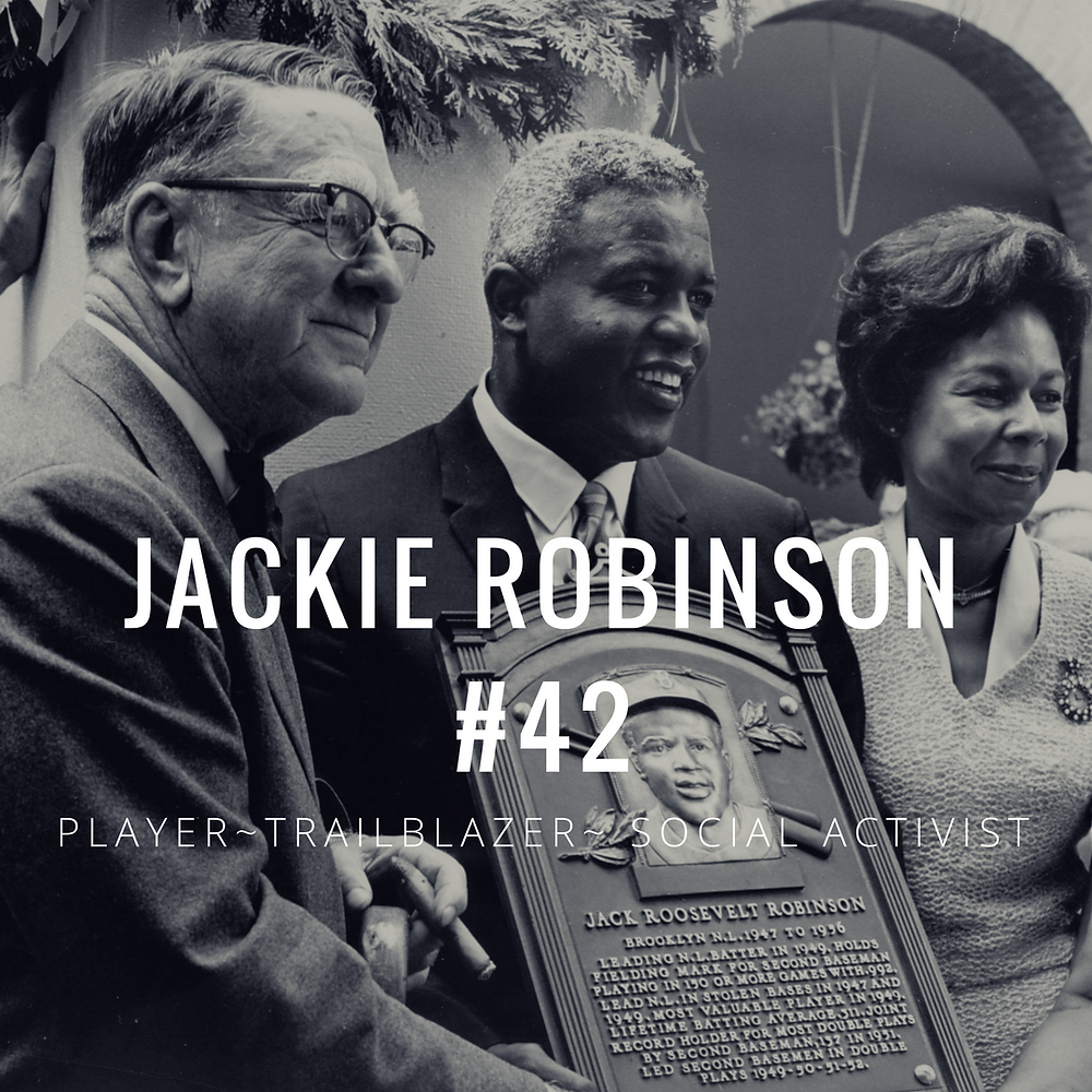 Branch Rickey, Jackie Robinson, Rachel Robinson