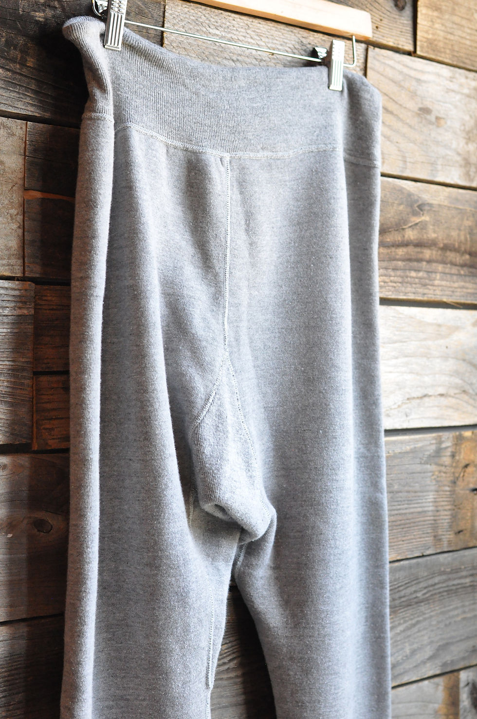 Thumbnail: Vintage 60s Grey Single V Cotton Sweatshirt & Sweatpants | S