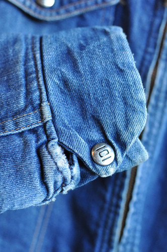 Vintage 60s / 70s Montgomery Ward Blanket Lined 101 Denim Jacket