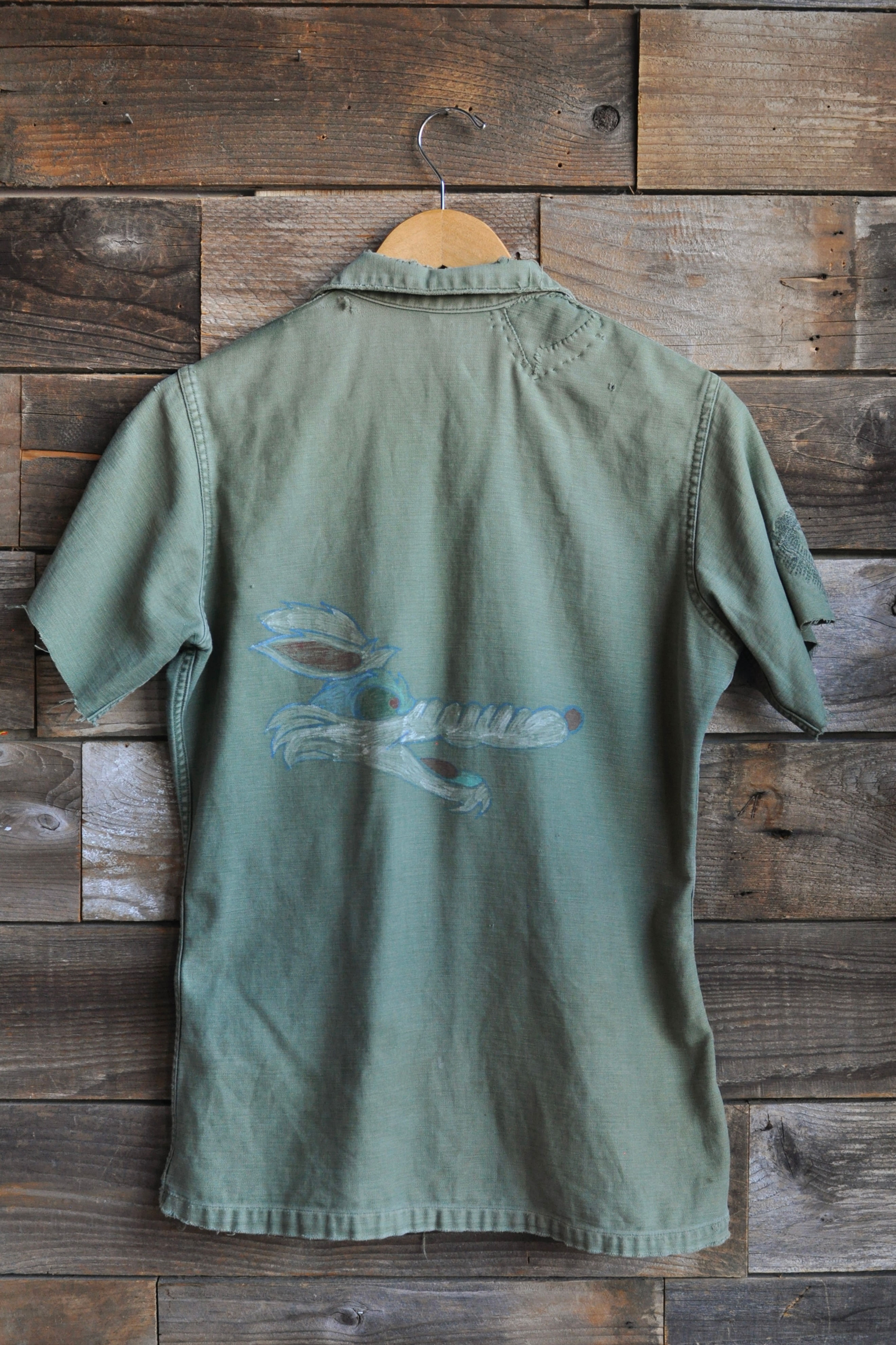 back view of painting