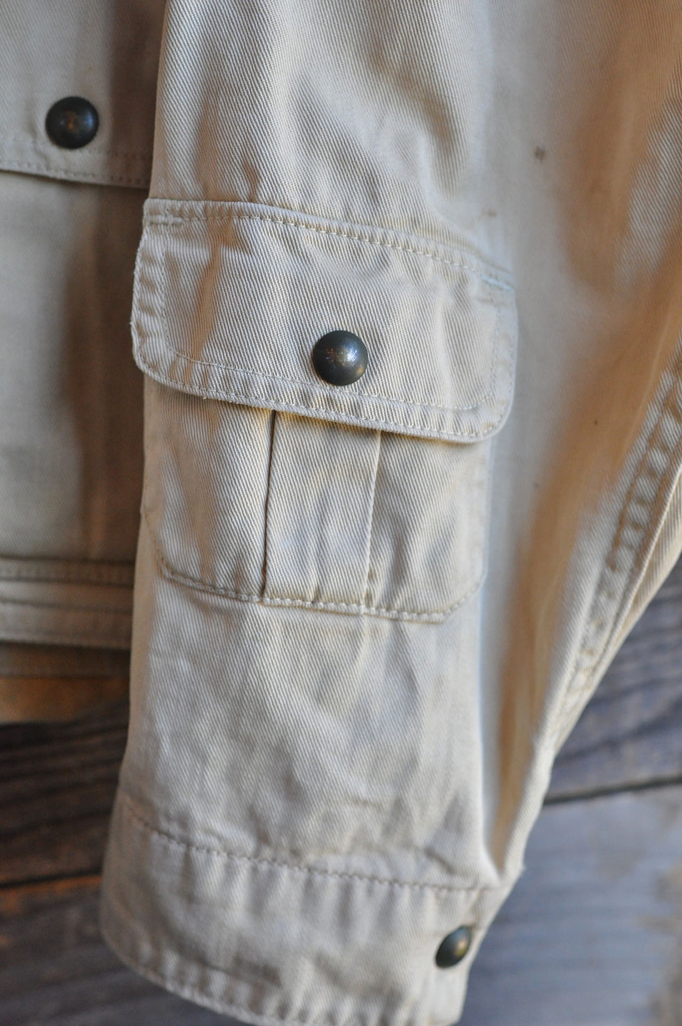 Thumbnail: Vintage 40s Hinson Bodyguard Canvas Hunting Jacket | M-L