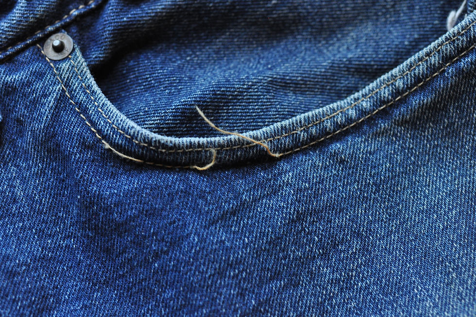 Thumbnail: Vintage 1950s Big E Hidden Rivet 501xx Selvedge Levis Jeans | 40” Waist