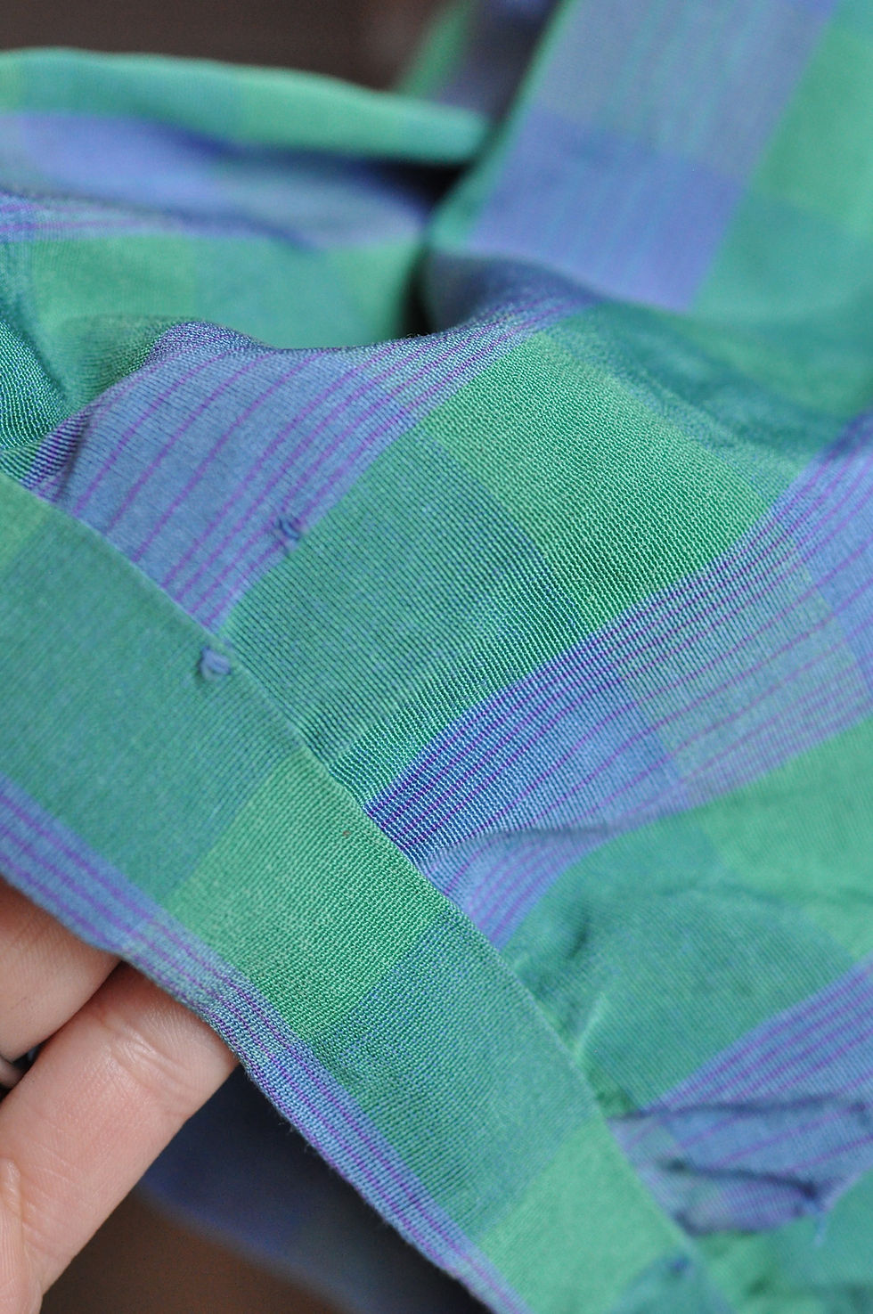 Thumbnail: Vintage 1950s Plaid Swim Playsuit / Romper | S-M