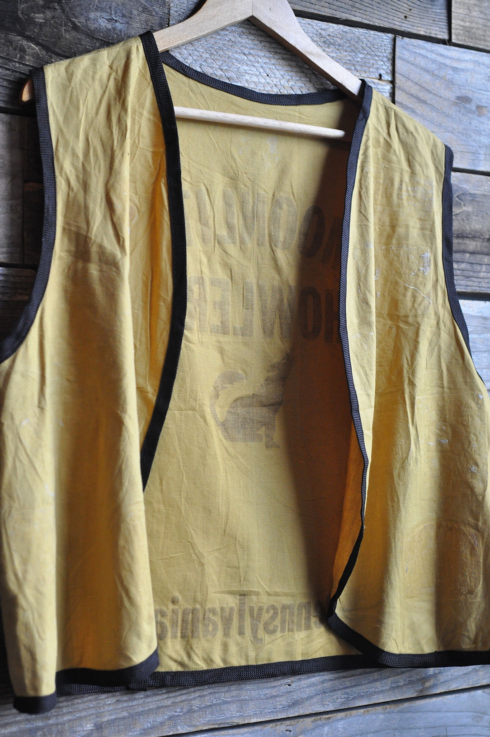 Thumbnail: Vintage 60s Flocked Moonlite Howlers PA Hiking Vest | Masc L