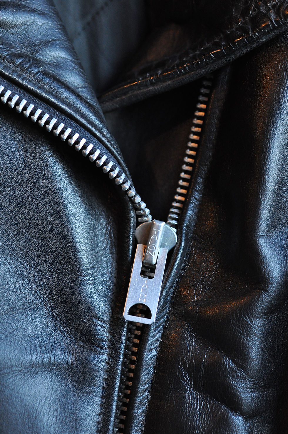 Thumbnail: 60s Black Beck Leather Moto Jacket | Femme XS/S