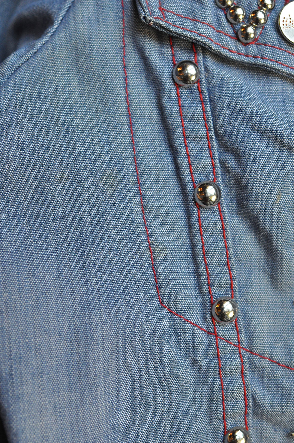 Thumbnail: Vintage 70s OOAK Wrangler Studded Denim Jacket | S