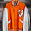 Thumbnail: 60s Orange Varsity Bomber Jacket | Masc Large 