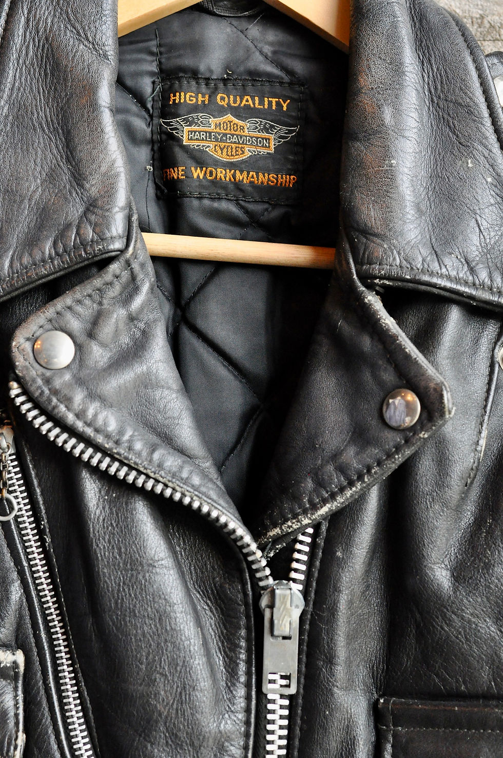 Thumbnail: 50s Harley Davidson Cycle Queen Leather Jacket