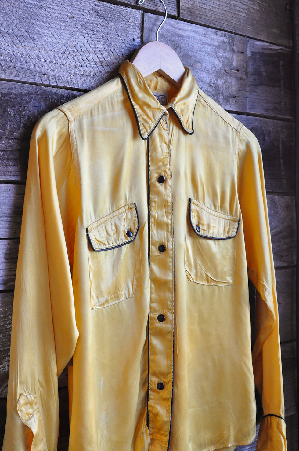 Thumbnail: 1940's yellow H Bar C western shirt