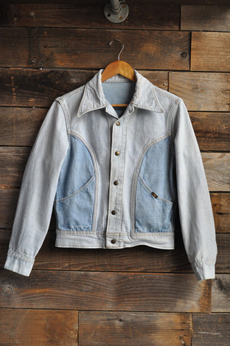 Rare Vintage 1970s Lee Gemini Reversible 70s Denim Jacket & Flare