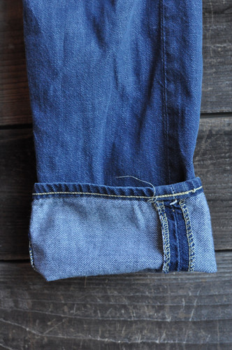 パンツ 60's E&W THE Plains RIDER VAT DYE DENIM WW2 Jean Engineering Denim Pants – Dry Bones Online Shop