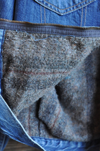60s〜70s blanket liner denim jacket 40 Vintage 60's Wrangler Blue Bell Blanket Lined Denim Jacket