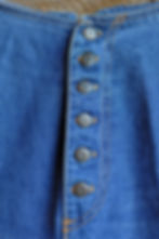 chemin de fer train branded exposed button fly