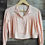 Thumbnail: 30s Baby Pink Munsingwear Darned Cropped Long Sleeve | Femme L