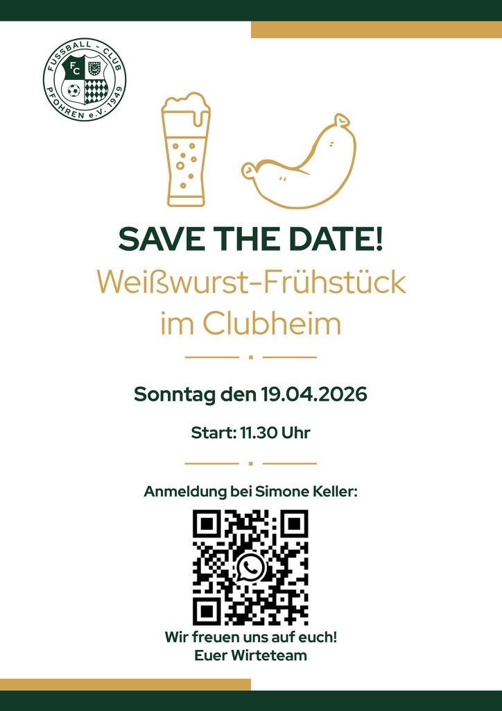 Weißwurstfrühstück im Clubheim