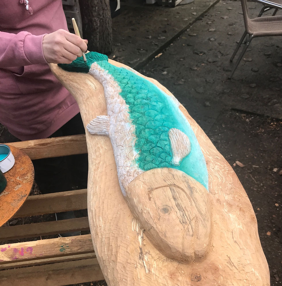 Kerstin Diedenhofen Bildhauerkurs Fisch