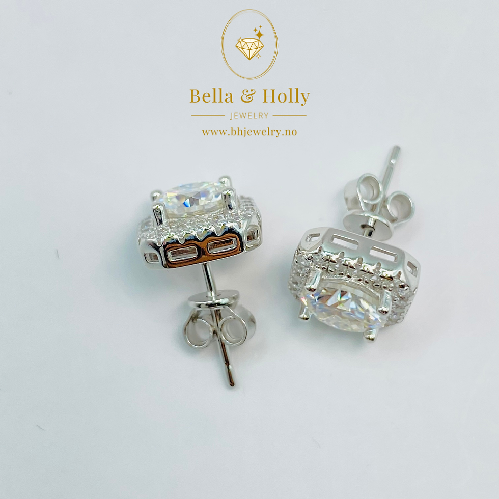 Lumière Studs - 2ct Moissanite Diamonds