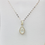 Thumbnail: Tear Drop Necklace - 1ct Moissanite Diamond