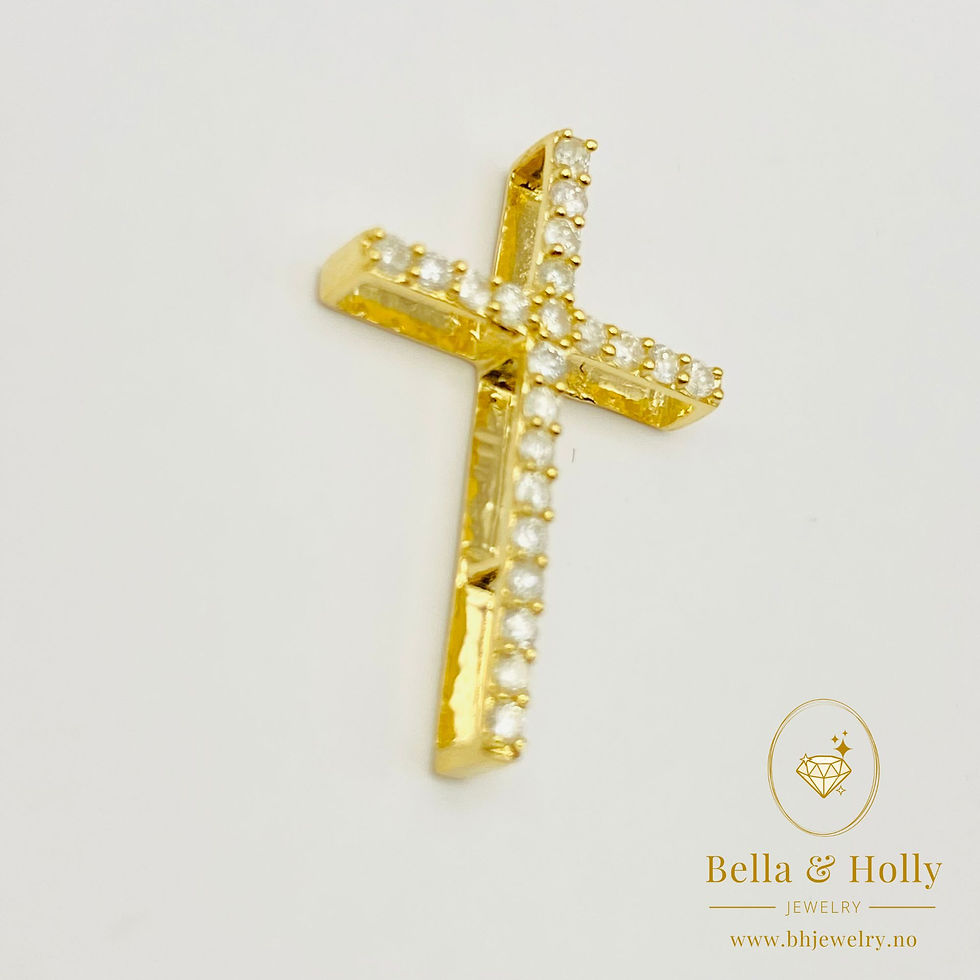 Thumbnail: Octavia Cross Diamond Pendant