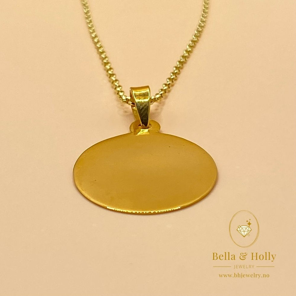 Thumbnail: Solid Plain Round Pendant 25mm