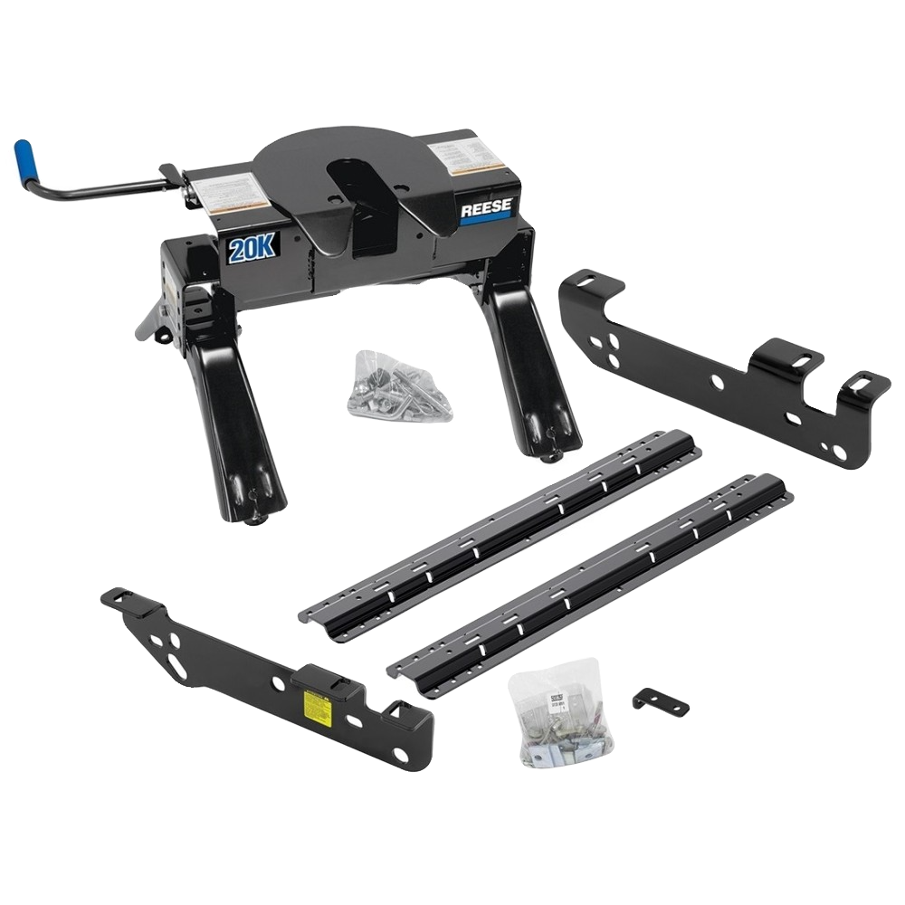 Heavy-duty fifth wheel hitch and components