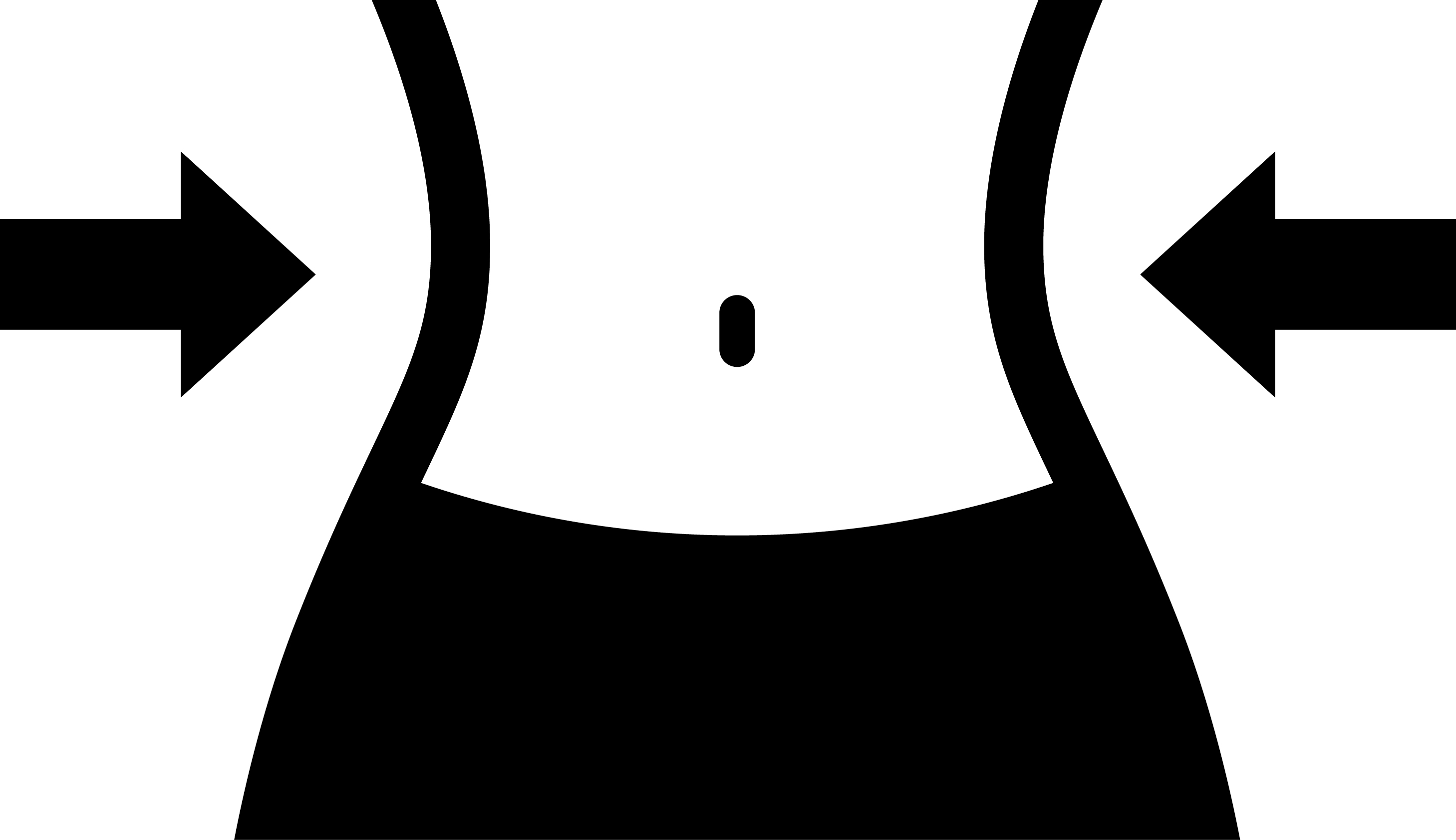 ダイエットしてスリムになているイラスト