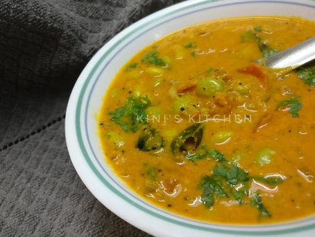 Avarekaalu Masala / Hyacinth Beans Curry