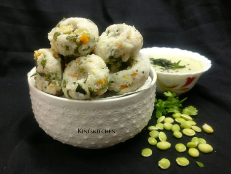 AvarekaaLu Masala Undi / Hyacinth Beans Steamed Rice Dumplings