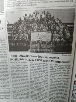 Robo-Rangers at World Championships