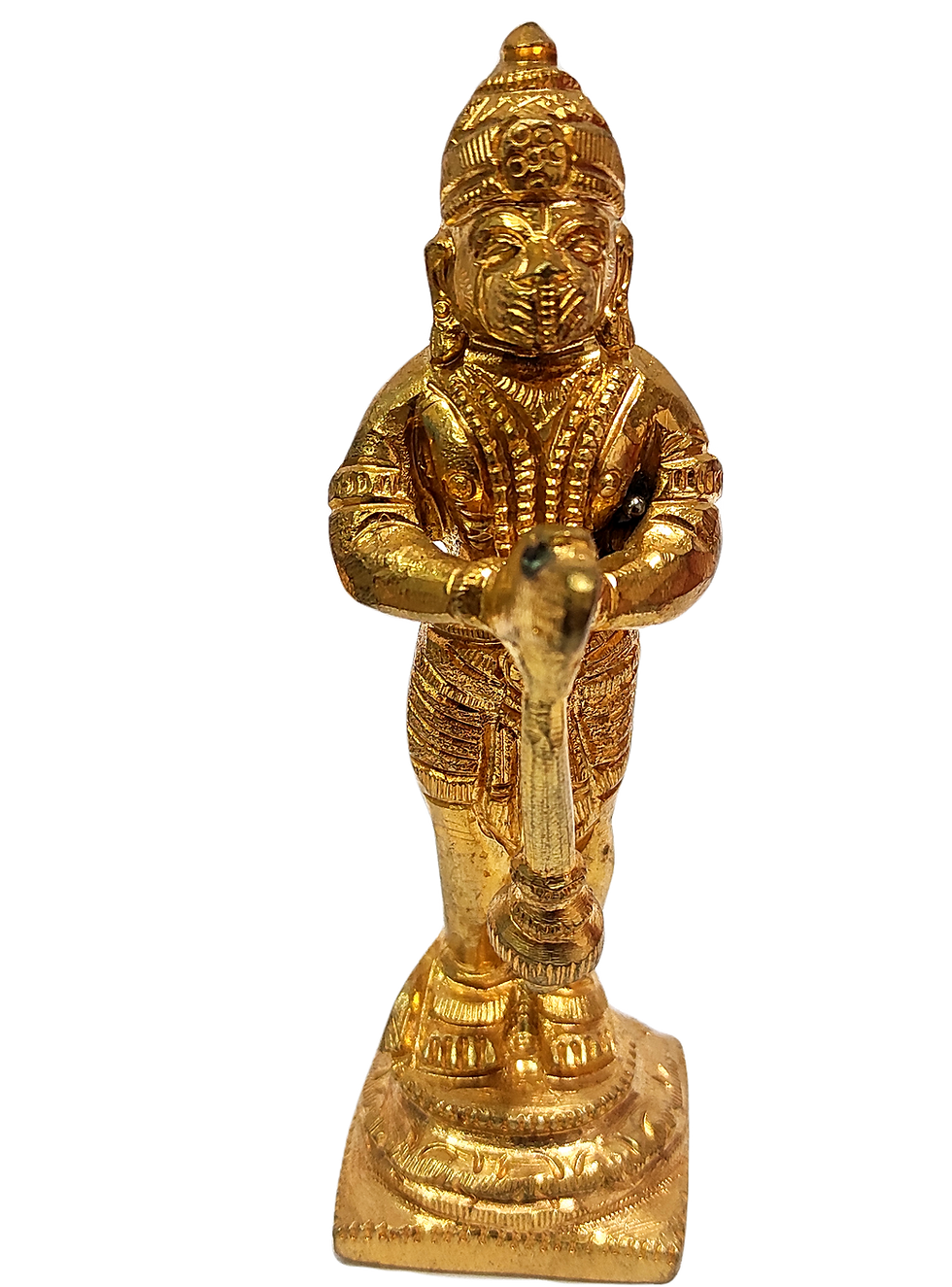 Panchaloham/Panchadhatu Lord Hanuman idol (3 Inch height)
