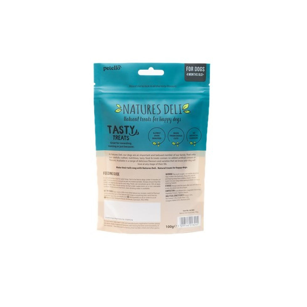 Natures Deli Duck Jerky 100g